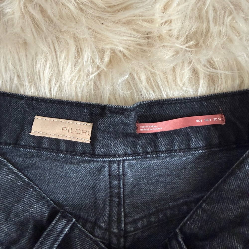 NWT Anthropologie Pilcro Destroyed Denim Mini Skirt - Picture 9 of 14
